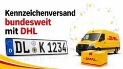 Kennzeichenversand mit DHL