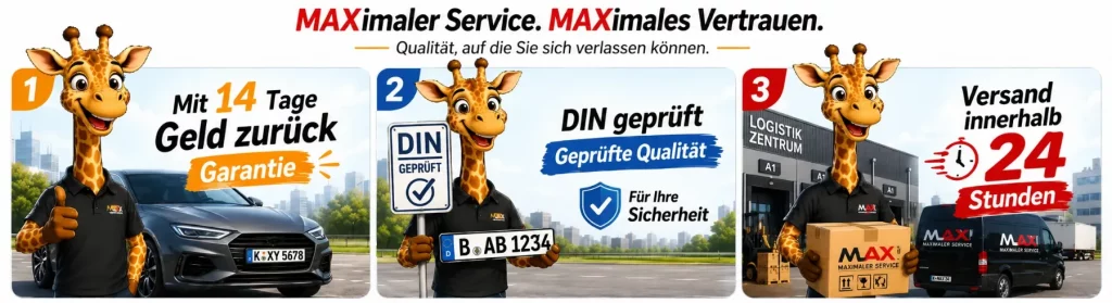 Versandservices KFZ Kennzeichen Versand
